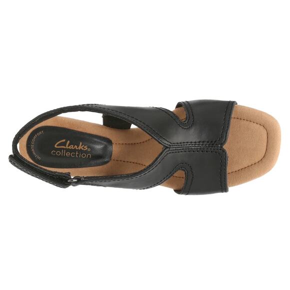 Clarks Collection Women's Kyarra Aster Cutout Wedge Sandals - Picture 6 of 7